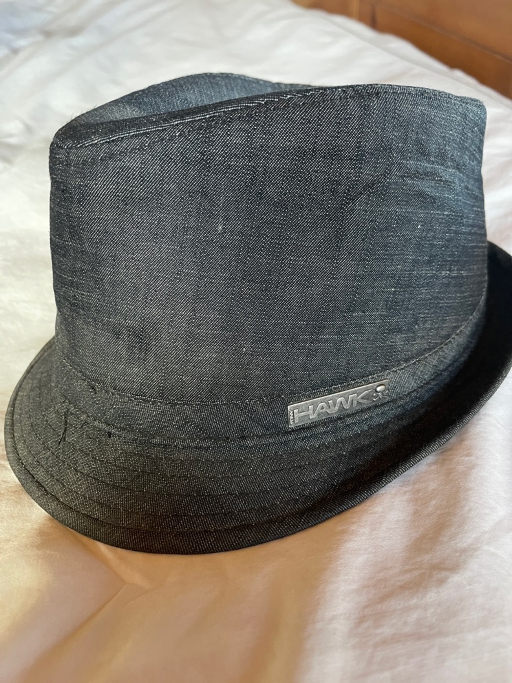Tony Hawk Black Denim Trilby Hat